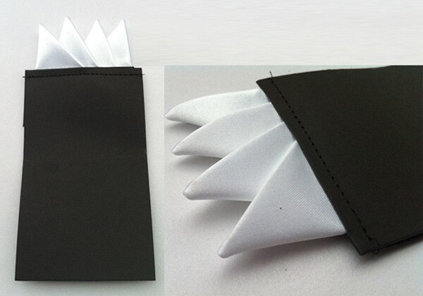 Heren Pre-gevouwen Pocket Plein Solid Stippen Zakdoeken 17 Kleuren Gentleman Formele Wedding Party Business Borst Handdoek: 17