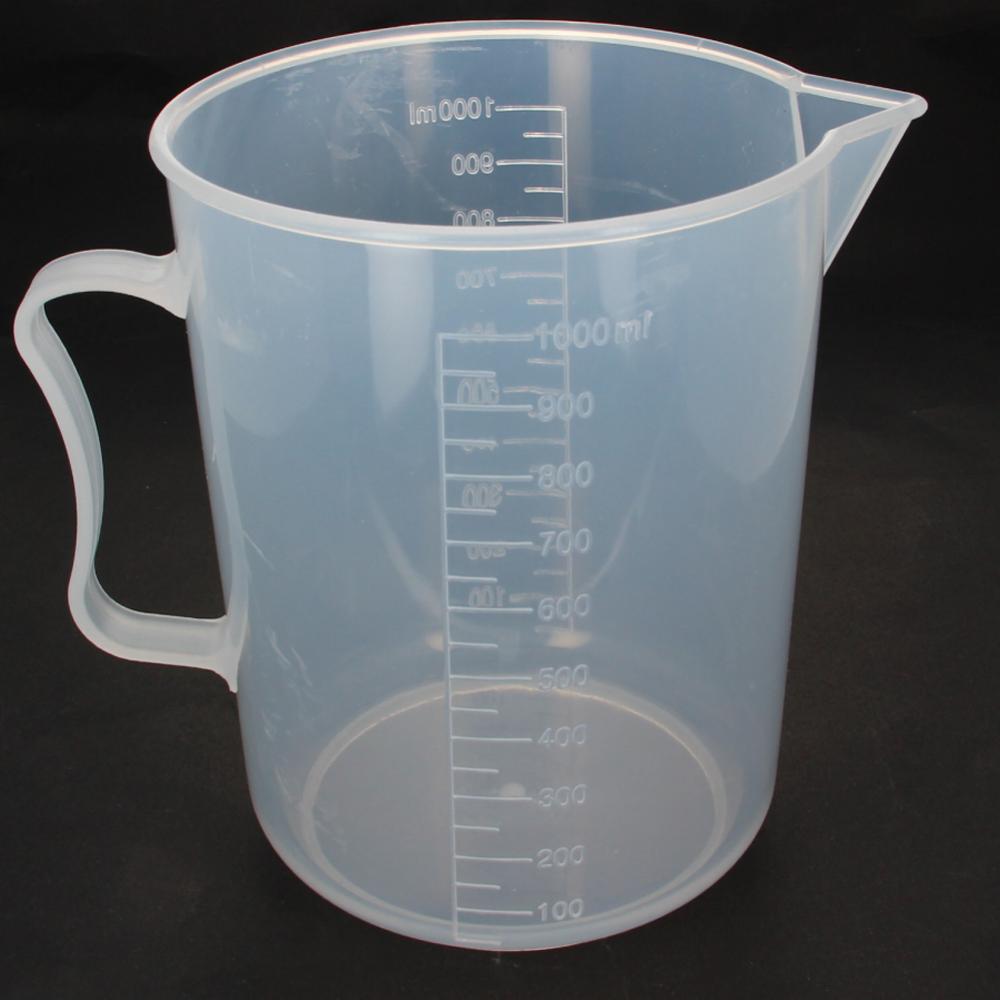 1~5PCS 250ml-3000ml Liquid Measuring Cup Can Be Used For Baking Kitchen School Laboratory PP Material Measuring Cup With Handle: 1PCS x 1000ml