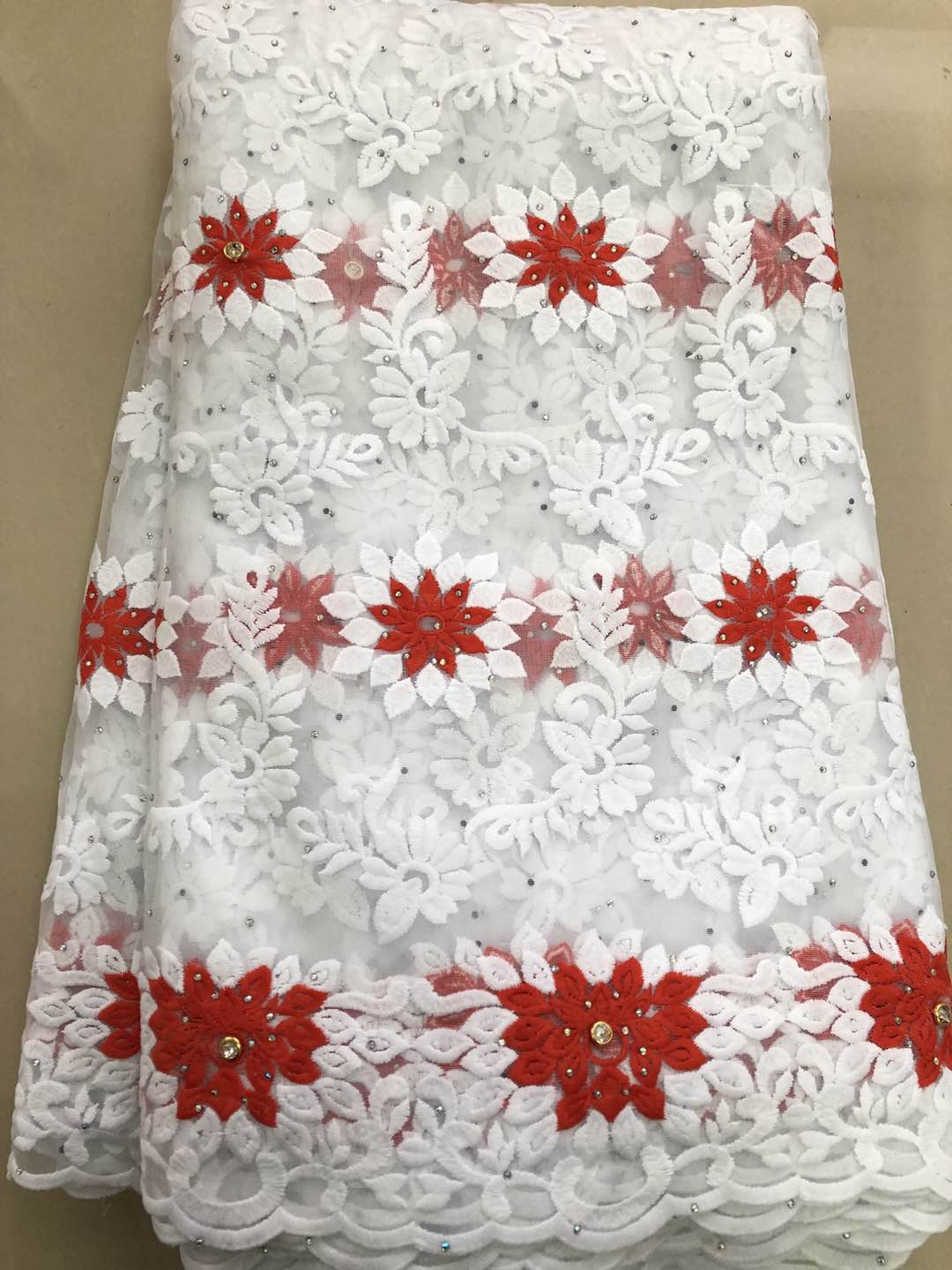 Róża najnowsze koronki afrykańskie 2020 afrykańska koronkowa tkanina wysokiej jakości tkanina z francuską koronką z kamieniami 5 jardów afrykańska tkanina netto YLL3837