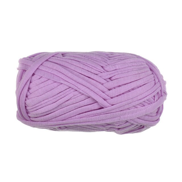 100 g/stks 30M Breien Dikke Draad Gehaakte Doek Garen breien crochetting draad DIY Tas Handtas Tapijt Kussen Katoenen Doek: purple