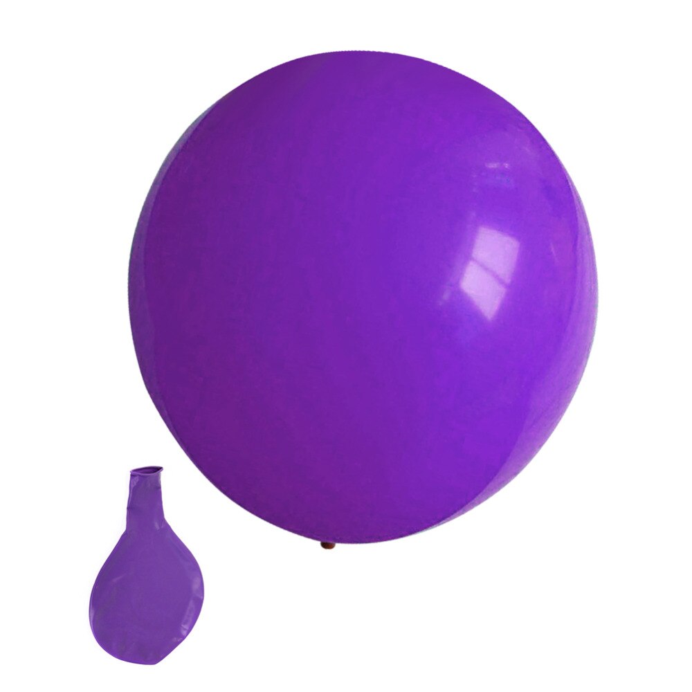 1pc fargerike blåse  up 36 tommers ballong rund ballong bryllup dekorasjoner fest mariage dekor store oppblåsbare hvite ballonger