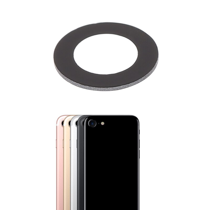 Telefon bagkamera linse glascover med selvklæbende mærkat til iphone 7 4.7 tommer 19qe