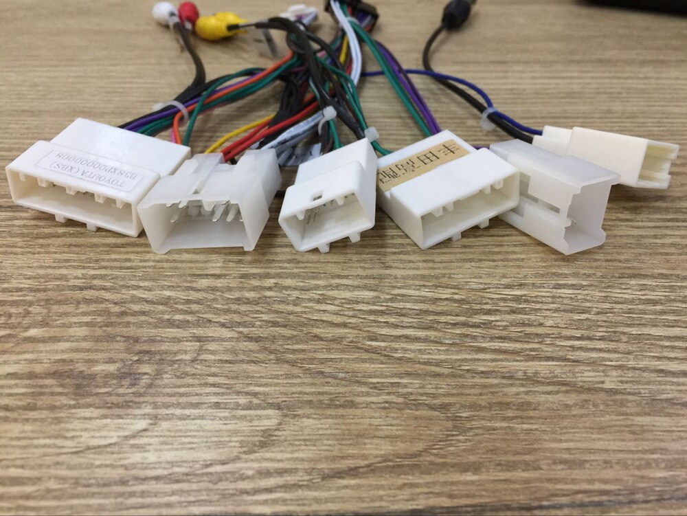 Adaptateur de faisceau de câblage de fil de Radio d'oin de voiture de 16 broches pour le câble de faisceau de fil de récepteur de Radio stéréo de Toyota
