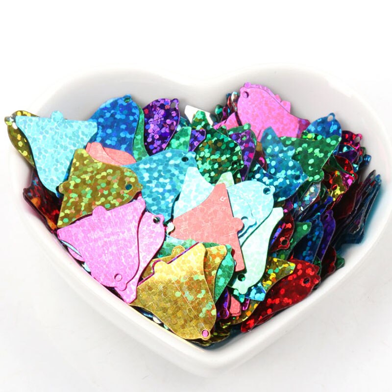 Estrela flor 10g estereoscópico avião pvc solto lantejoulas paillettes costura artesanato crianças diy decoração de vestuário acessório 3-30mm: 18   19x19mm