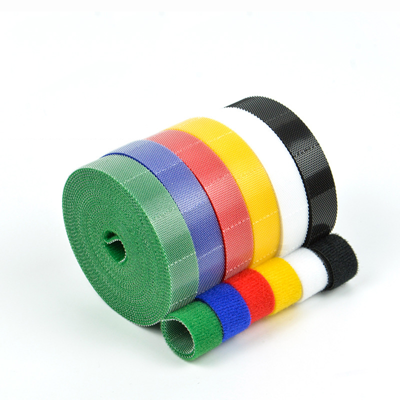 Correa de almacenamiento de alambre, cinta autoadhesiva para atar cables, reutilizable, para planta fija, 15mm