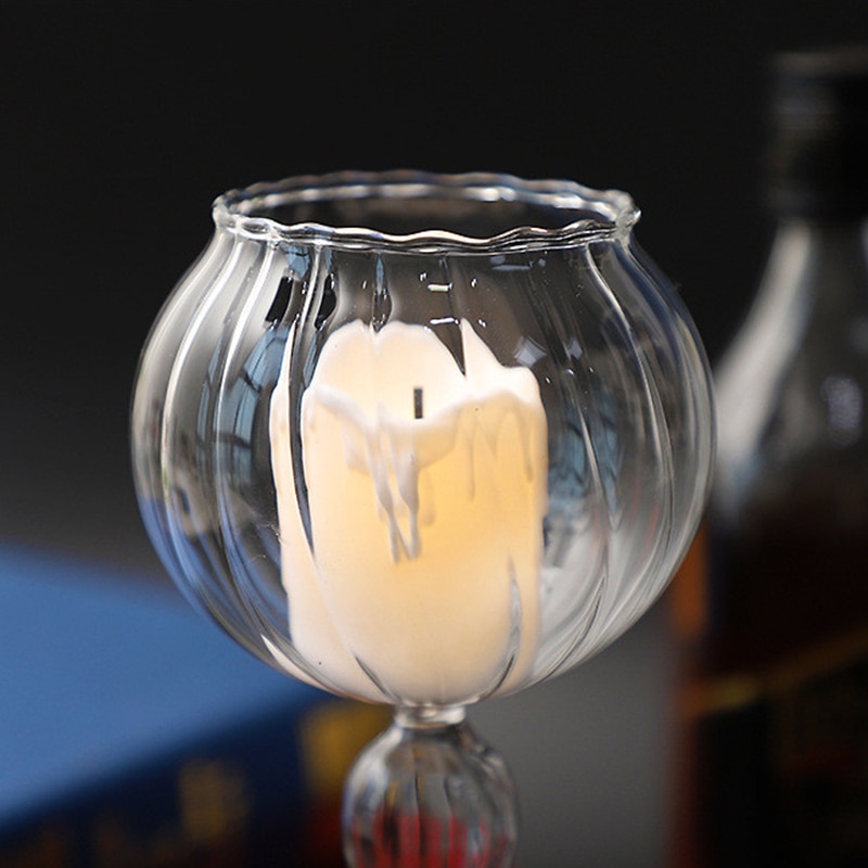 Vin whisky copita glas indretning glas lysestage lysestage lys bæger blomst kaffebar bar kop