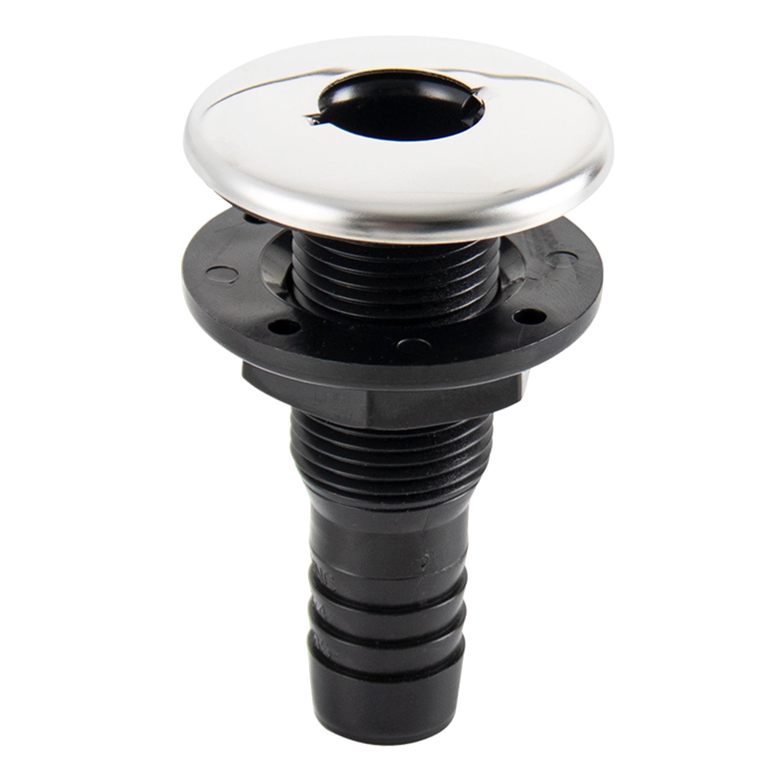 Boat Water Drain Scupper Stable Performance Hull Bilge Vent Fitting Plumbing Universal Hose Outlet Connector Boat Scupper Drain: Red