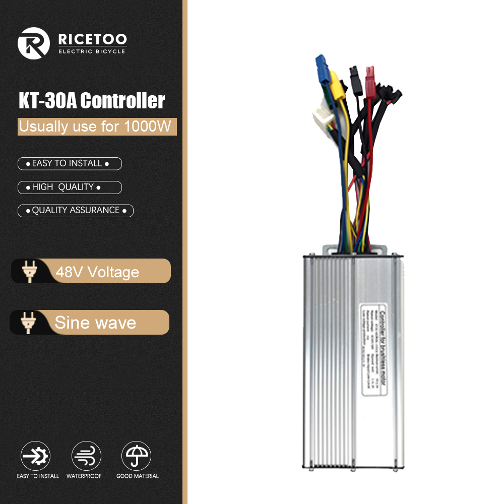 250w-3000w sähköpyörän ohjainta  kt 15a-50a siniaalto-kanttiaalto-ohjainta harjattoman moottorin polkupyörän lisävarusteita