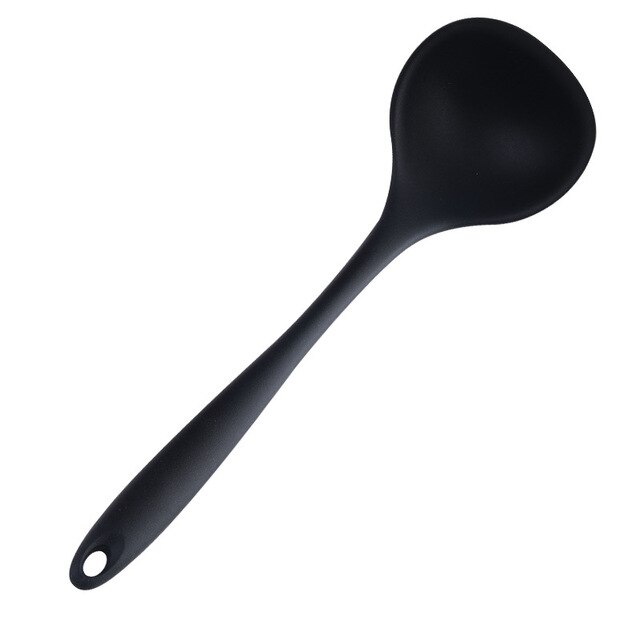 Silicone Turners Nonstick Wok Spatula with Stainless Steel handle Fried Shovel Frying Pan Spatula Kitchen cooking Utensils: G