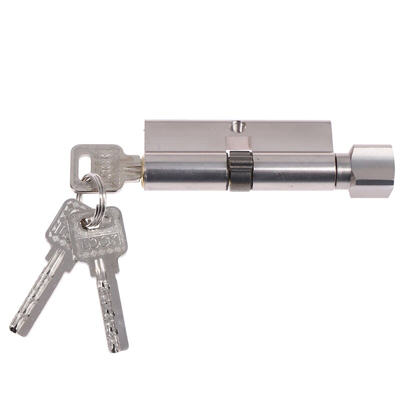 Lock Biased 70mm 3 Keys Anti-Theft Entrance Brass Door Lock Home Security Interior Bedroom Lock Cylinder Door Cylinder