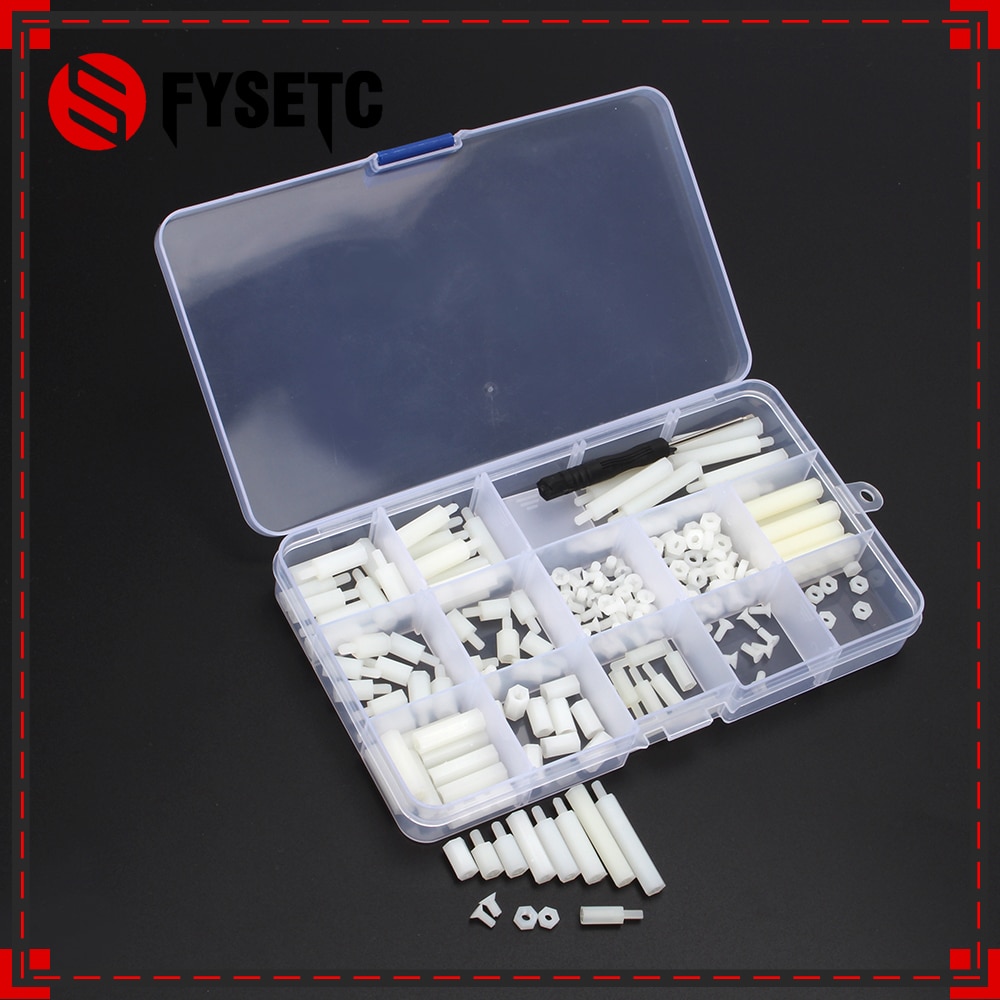 Plastic Screws Kits 210 pcs/lot Raspberry Pi Screws and Nuts + Screwdriver + Storage Box Case for Raspberry Pi 3 for Arduino