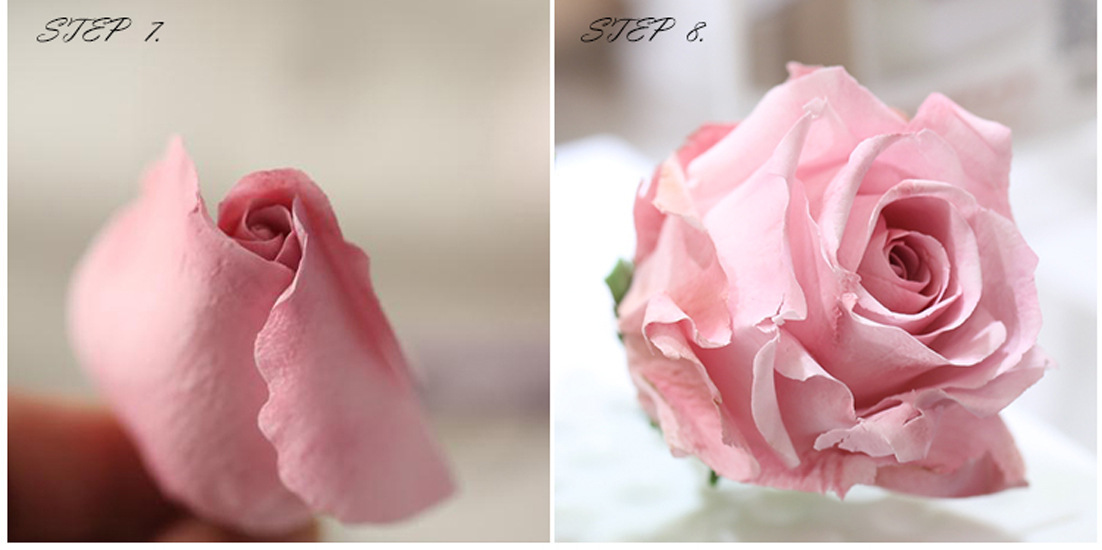 Pétalos de rosa veteado herramienta de azúcar meridianos flor molde de pastel de silicona simulación molde de pasta de goma K100