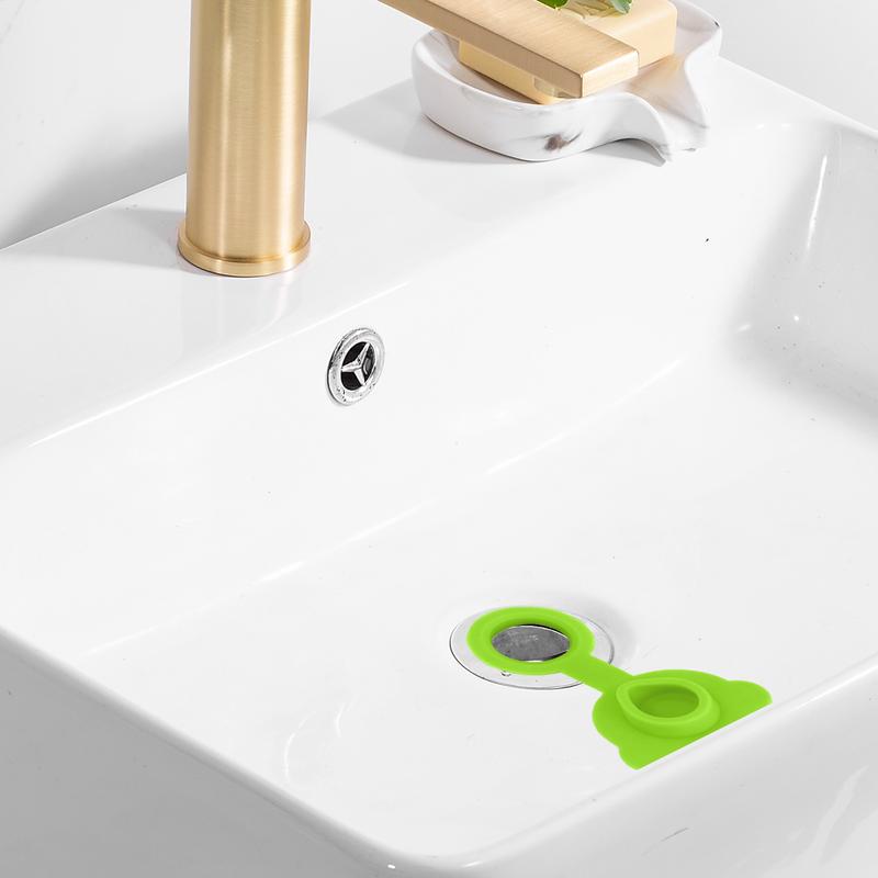 2 Stuks Siliconen Bad Stopper Lekvrije Afvoer Cover Gootsteen Haar Stopper Bad Platte Plug Stopper Bad Stopper voor Badkamer