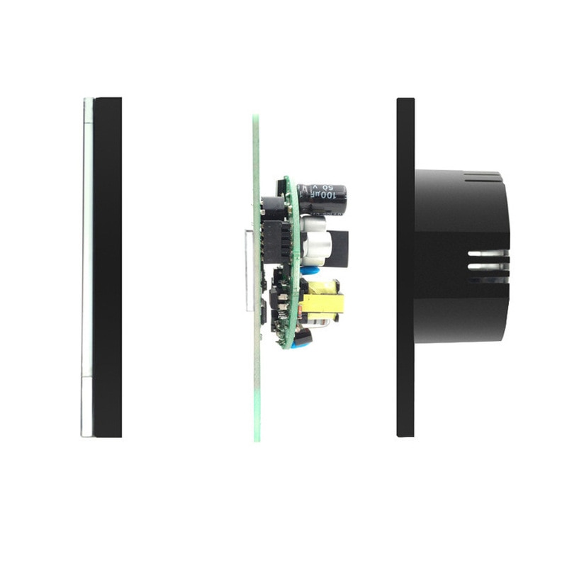 RF433 WIFI Glass Panel Touch Screen Tempered Glass Remote Control Wall Switch Touch Switch Smart Switches 60Hz