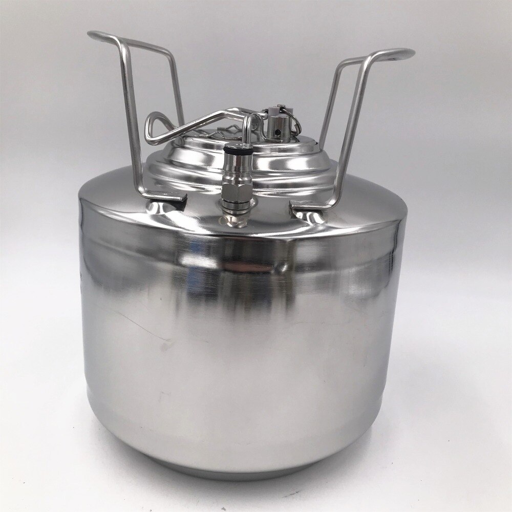 Stainless Steel 304 Beer OB Keg 6L with Ball Lock Cornelius style Fitting Pepsi kegs and soda wine barrel with Metal Handles