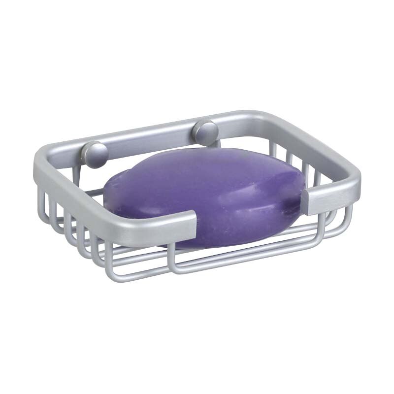 Przestrzeń aluminiowa mydelniczka kwadratowa mydelniczka uchwyt na naczynia kosz spustowy półka łazienkowa siatka na mydło mydelniczka zestaw akcesoriów łazienkowych