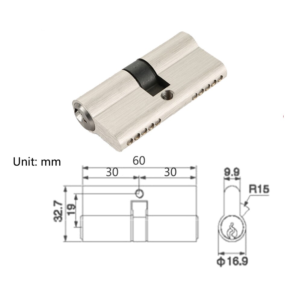 Office Hardware Superior Cabinet Replacement Cylinder Lock Furniture Protection Doors Home Patio With 3 Keys Drawer