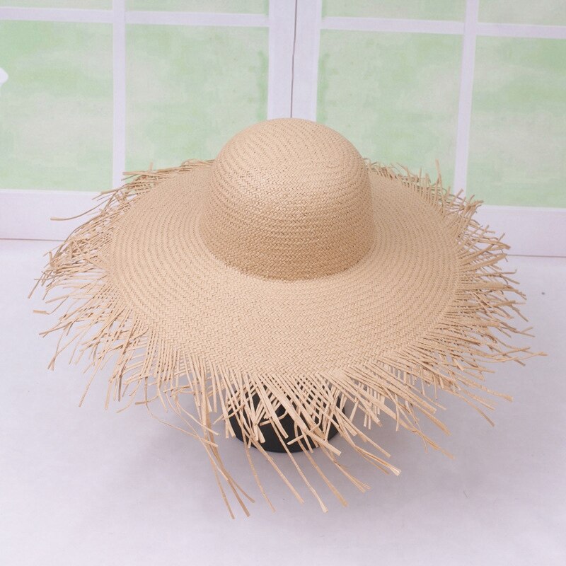 Stråhatte brede store brede brede stråhatte strand sommer store strå solhat