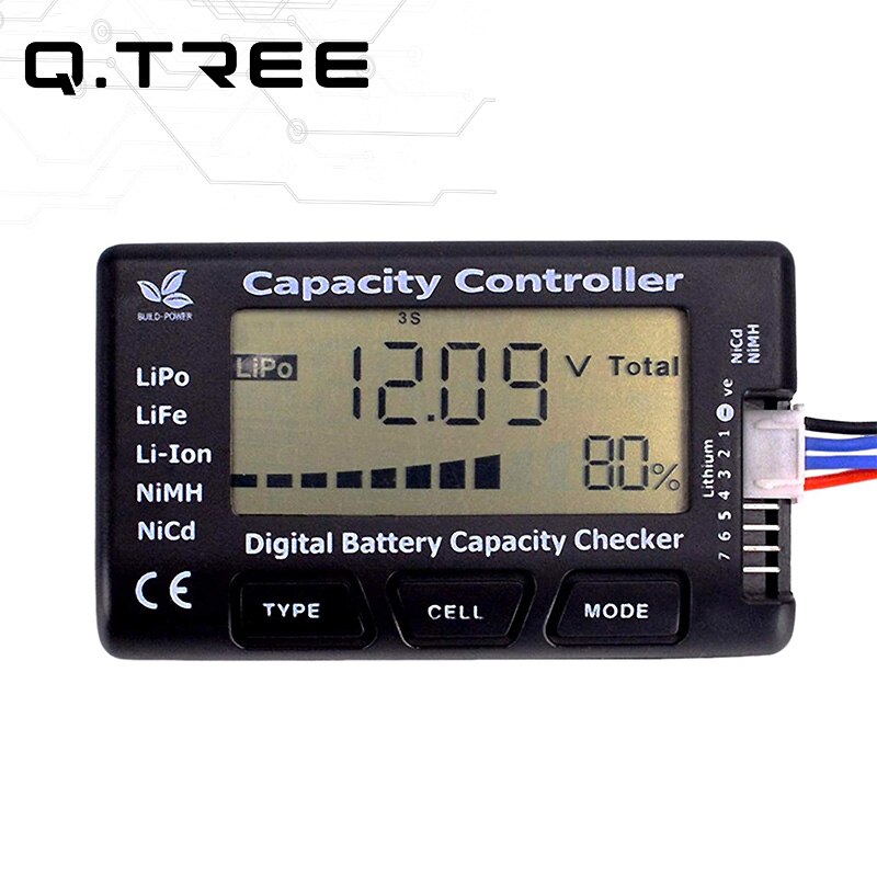 Rc CellMeter-7 Digitale Controller Tester Voor Batterij Capaciteit Checker Lipo Life Li-Ion Nimh Nicd CellMeter7