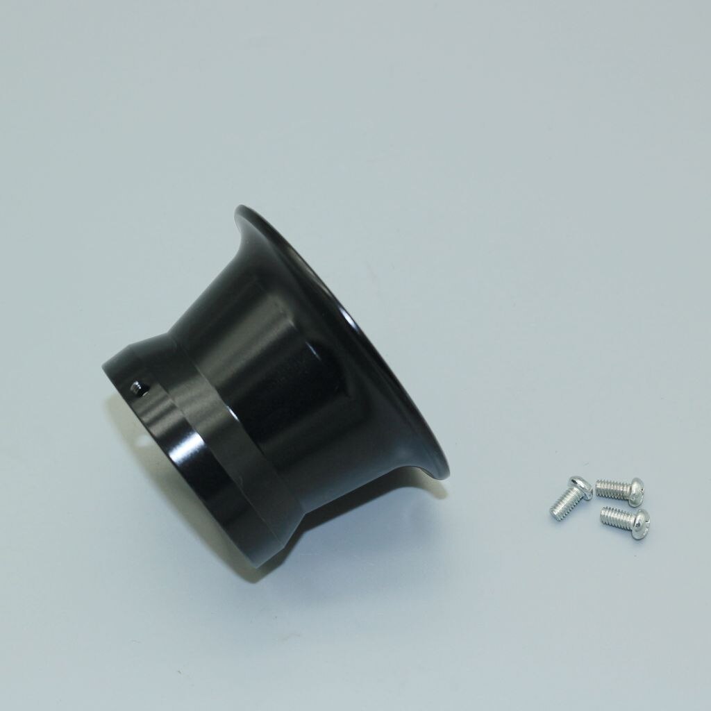 Carburador modificado para motocicleta de 50mm, filtro de aire, taza de cuerno de viento, compatible con Keihin OKO KOSO PWK24/26/PE 28/30 CVK28/30: Black