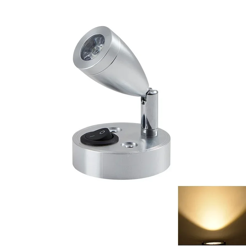 12V LED Interior Reading Lights Switch Campervan Boat Portable Auto Interior Lamp RV Camper Accessories: Red