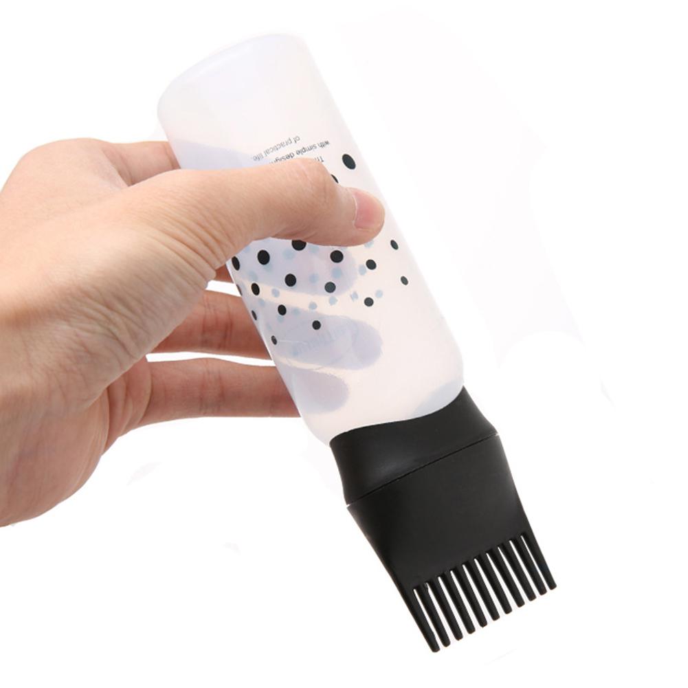 3 Stück Kamm-Applikator-Flaschen Mit Skala – Für Haarfarbe & Shampoo, Ergonomisch