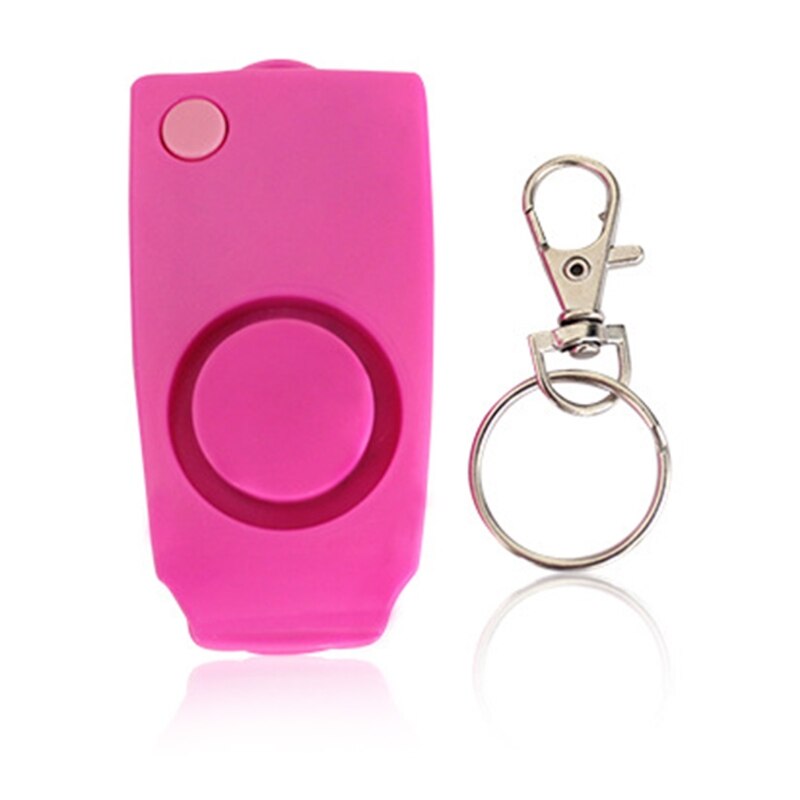 Minialarma Personal de 120DB, llavero de seguridad de emergencia para mujeres, niños y ancianos al aire libre: Pink