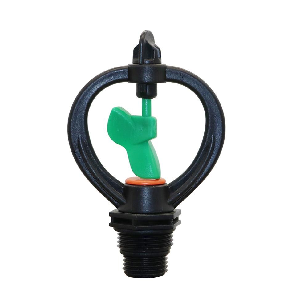 360 Degree 1/2" to 3/4" Male Thread Rotating Sprinklers Garden Agriculture Irrigation Vortex Watering Nozzles 2 Pcs