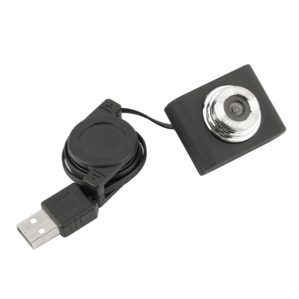 Mini Usb 5M Retractable Clip Webcam Web Camera Laptop 100%