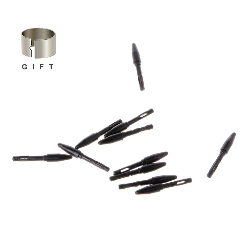 Plumilla negra estándar para HUION UGEE Funtuos Gaomon VIKOO LIJING tabletas Pen (P68/P80), 20 unids/lote