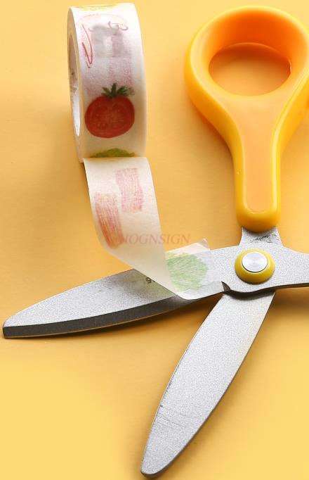 Kind Veiligheid Schaar Met Beschermhoes Handmatige Papier-cut Ronde Hoofd Huishoudelijke Art Draagbare Draagbare Papier Cutter