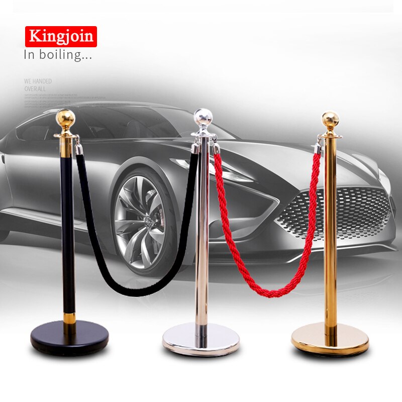 1.5m long twisted lining isolation rope, flannel sling obstacles, used to welcome the queued pole fence stand