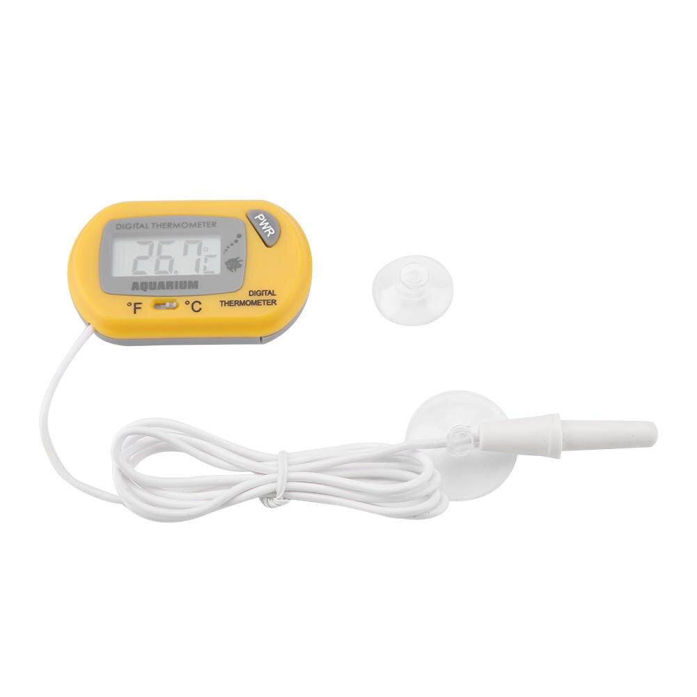 2 Kleuren Kleine Formaat Digitale Vis Aquarium Thermometer Temperatuur Meten Meter Machine Huisdier Producten
