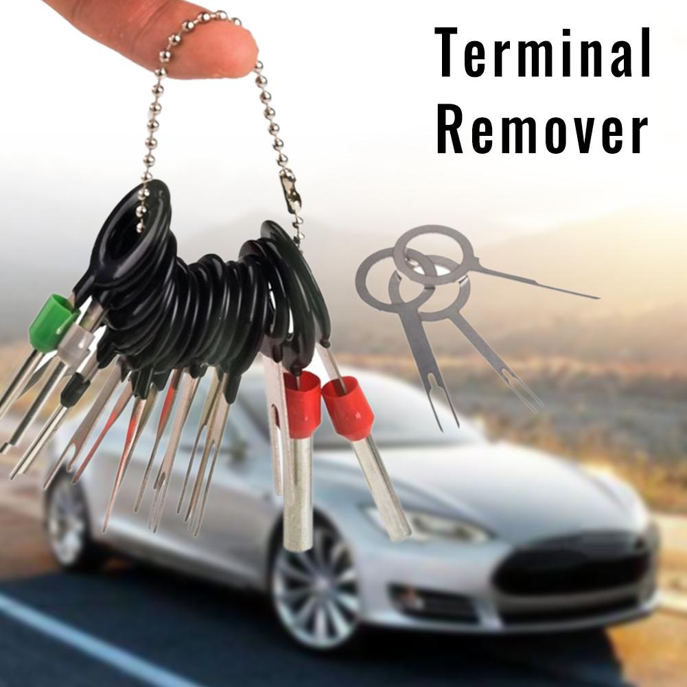 Wire Terminal Removal Tool Stainless Steel Harness Connection Picking Tool Car Electrical Wiring Crimp Connector Pin Extractor