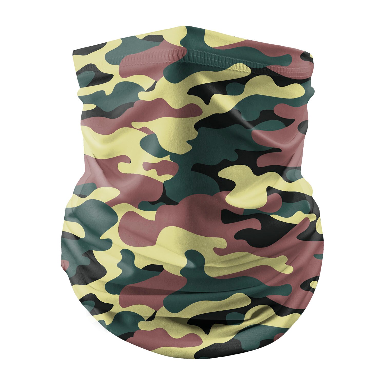 Zawaland kamouflage halsduk hals dam män vindtätt tryck tubulär bandana anti damm cykling vandring halv ansikts halsduk unisex: Stil 9