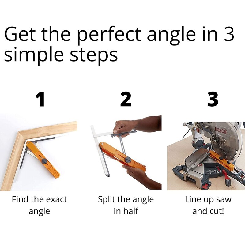 360 Graden Mitre Saw Gradenboog Hoek Gauge Meten Hoek Heerser Gauge Gradenboog Houtbewerking Snijden Locator