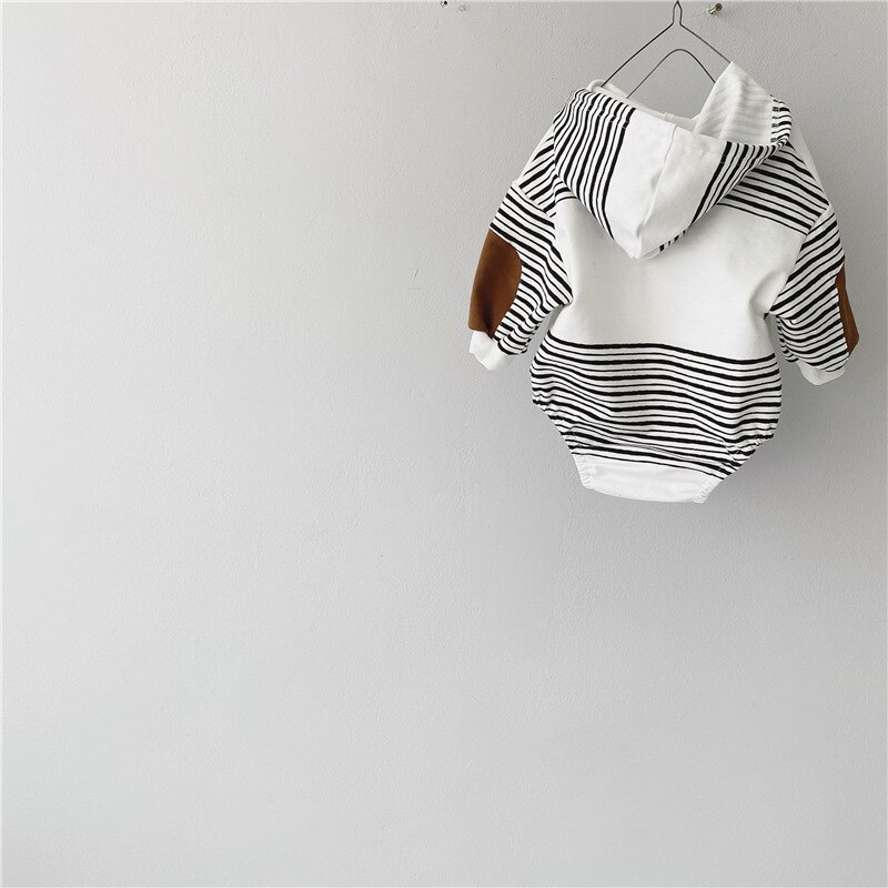 MILANCEL 2020 vestiti del bambino di autunno del bambino appena nato ragazzi della tuta infantile dei ragazzi di un pezzo del bambino con cappuccio della tuta sportiva
