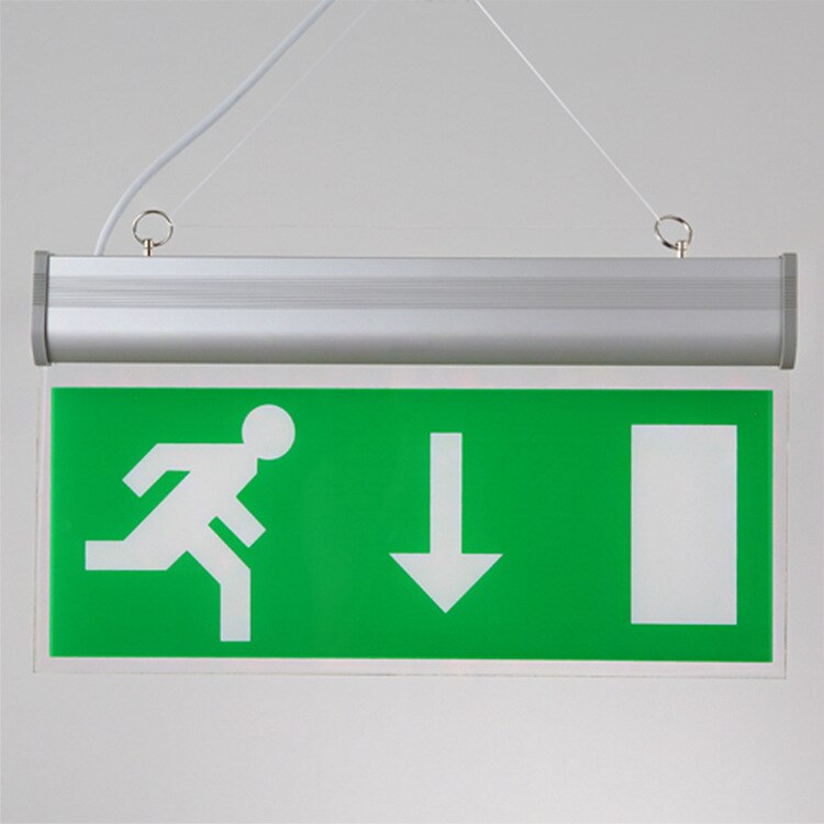 Acrylic Crystal Tag Emergency Light Exit Logo Safe Exit Sign Firefighting Evacuation Lights