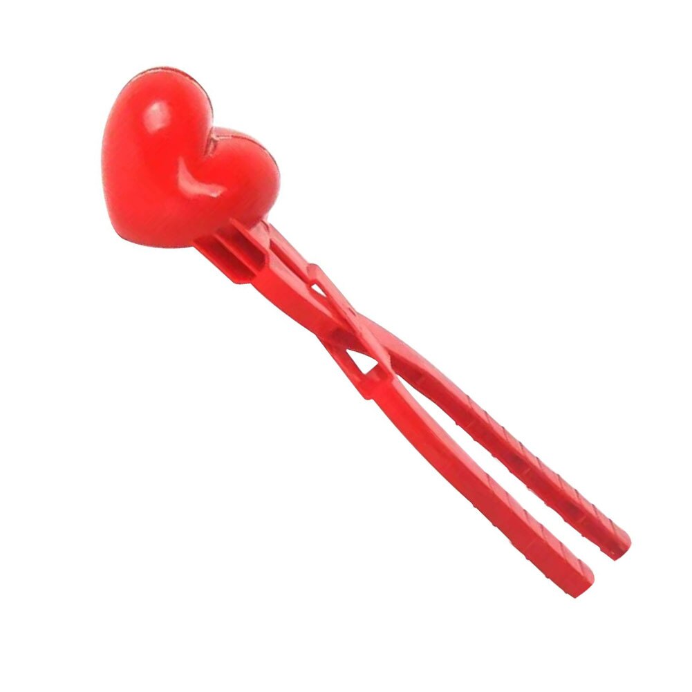 Amagogo Herzform Schneeball Maker – Spielzeug Für Kinder Zum Schneebälle & Sandbälle Formen | 34 Cm