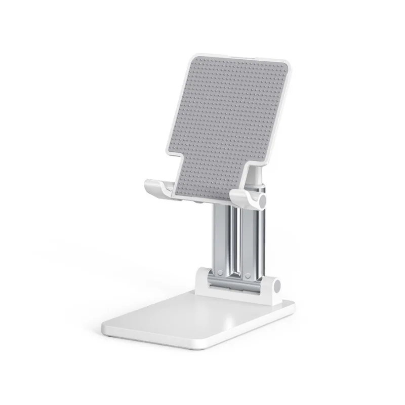 Universal desktop mobiltelefon holder holder til iphone ipad justerbar tablet foldbar bord mobiltelefon bordholder holder: Beige