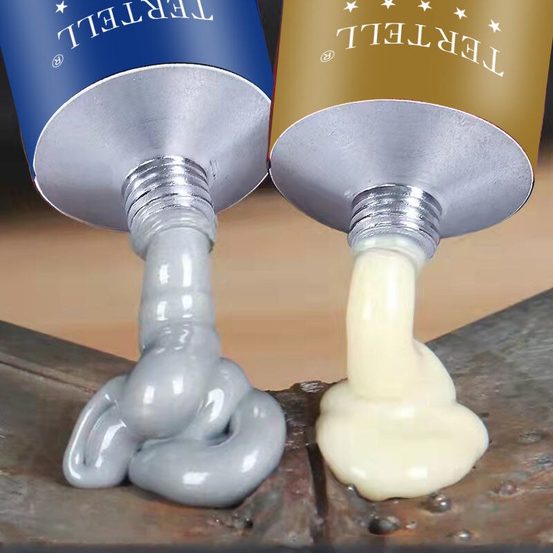 Stærk caster lim rustfrit stål aluminium legering metal reparation radiator vandtank stærk høj temperatur resistent ab lim