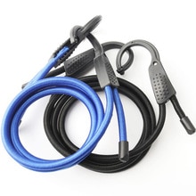 Universal Car Adjustable Elastic Bungee Shock Cord Strap Adjustable Bungee Cord with Extra Wide Opening Steel Hooks