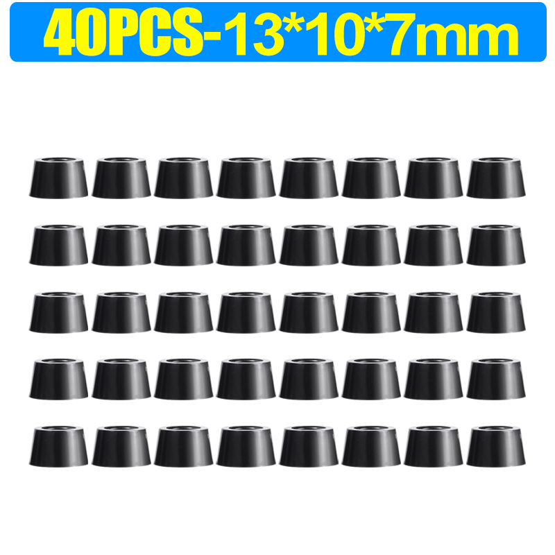 Almohadillas de goma protectores de suelo, tabla de cortar antideslizante, junta de parachoques para muebles, cubierta de pata de silla y mesa, alfombrilla de Hardware para muebles, 8/80 Uds.: Oro