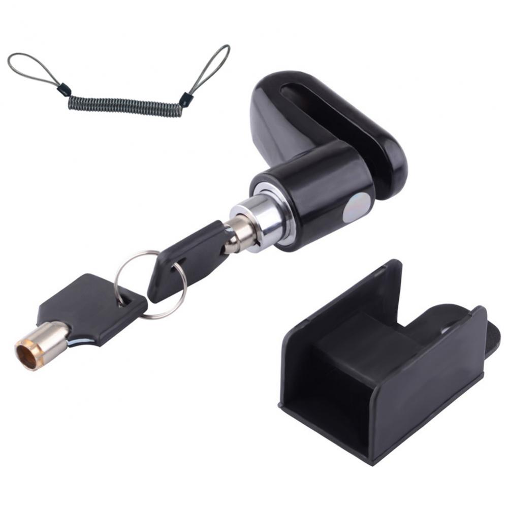 MTB Disc Brake Lock Lock Safety Anti-Theft Motorcycle Bike Bicycle Scooter Wheel Disc Brake Lock: Black