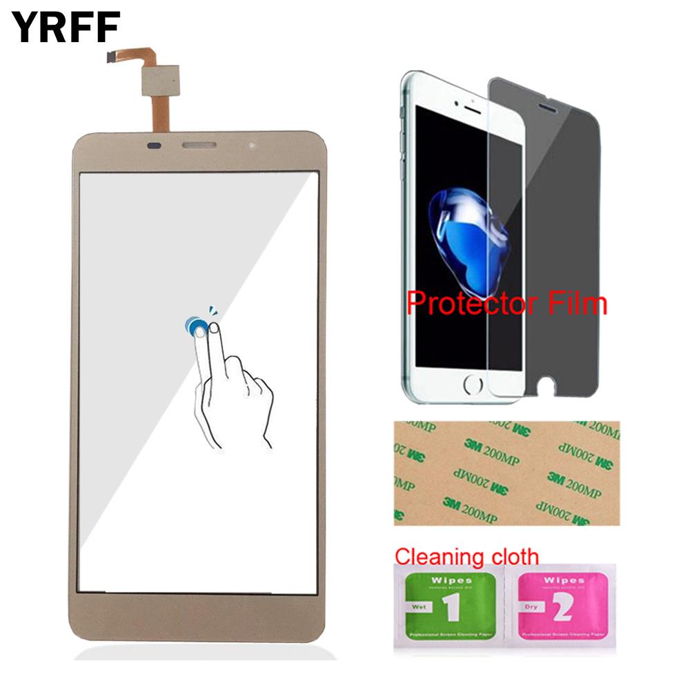 Yrff 5.7Inch Telefoon Touch Screen Front Voor Leagoo M8 Voor Leagoo M8 Pro Touch Digitizer Panel Glas Gratis Protector film Lijm