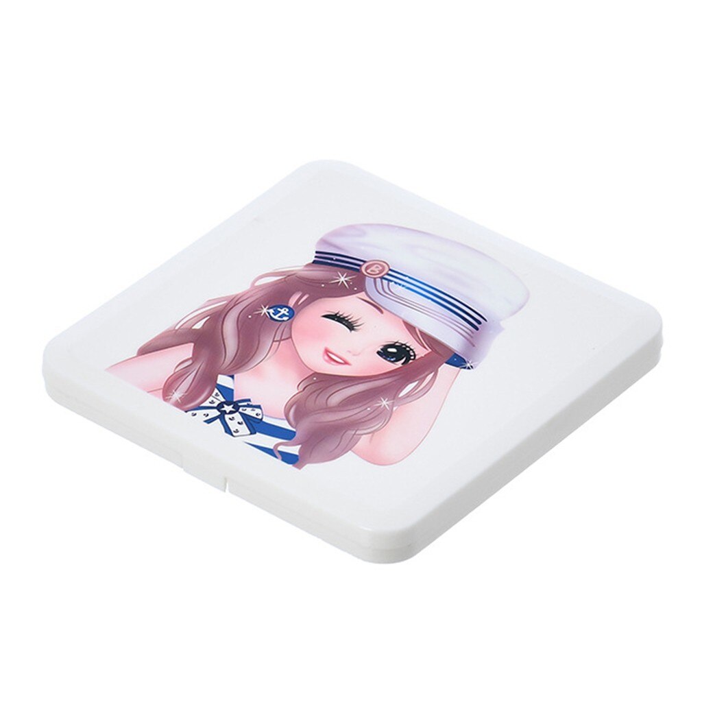 Mask Storage Box Mask Save Portable Storage Box With Lid That cute cartoon Can Carry Masks Organizer boîte de masque enregistrer: C