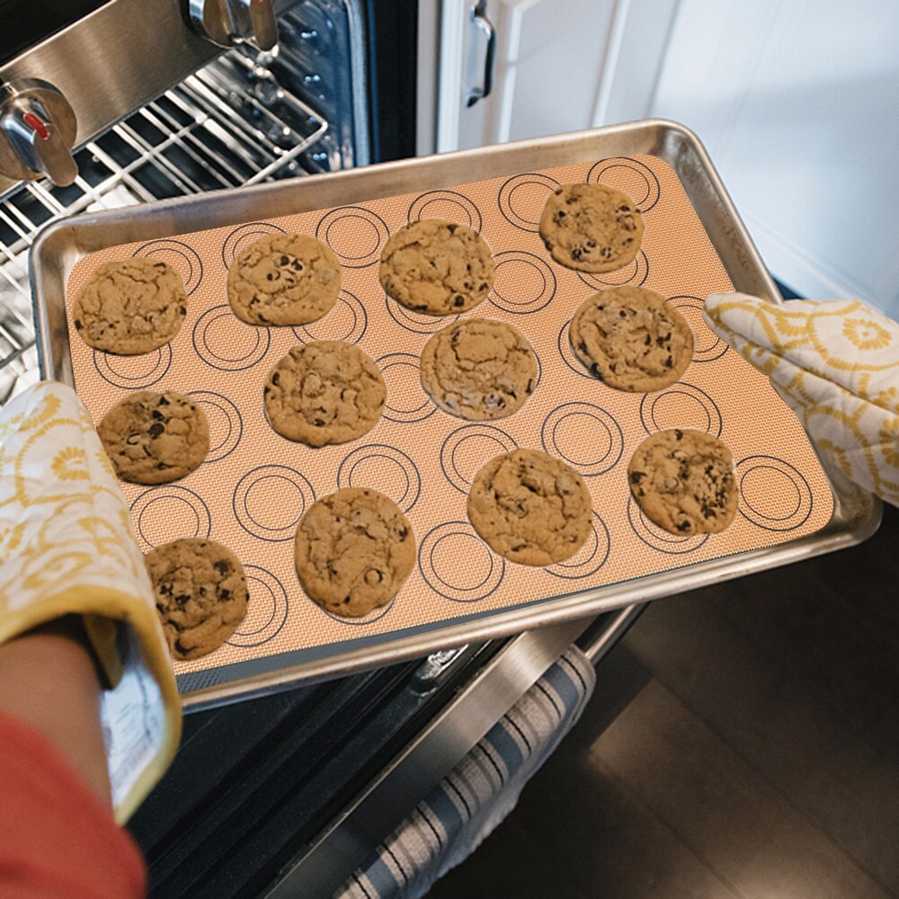 Hilife cake pad antiaanbak deegmat voor cake koek macaron bakplaat bakvorm mat siliconen bakmat pad