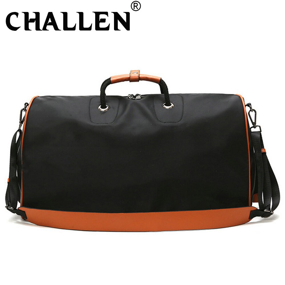 men's short-distance mobile travel bag men's fitness bag cylinder female yoga bag color casual luggage bag B46-18