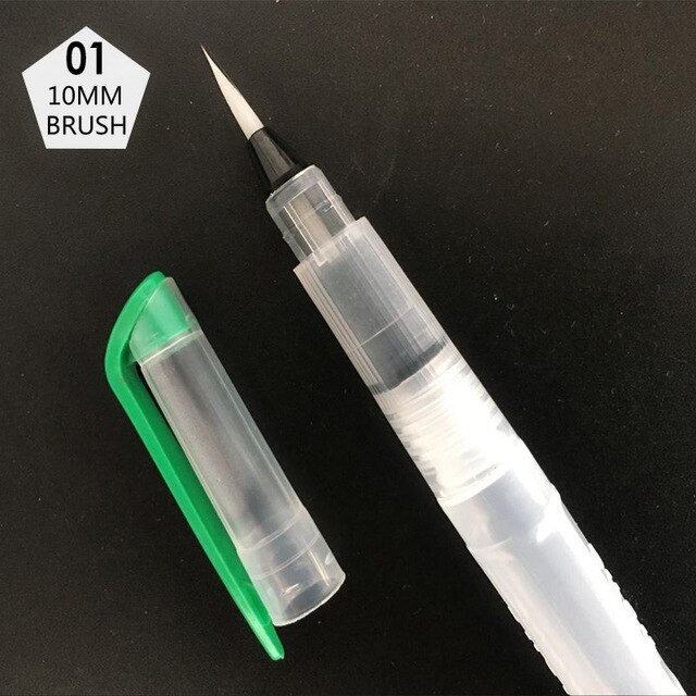 Campus Aquarell-Pinsel Set – 3-teiliges Samt-Pinselset Für Wasserfarben In Schwarz & Gold