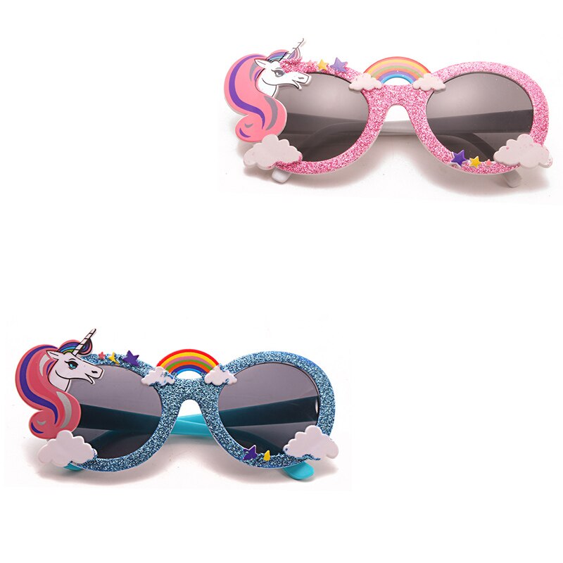 Gafas de unicornio azul y rosa, accesorios de fotografía de novia para ser, decoración de de unicornio arcoíris, gafas para de cumpleaños, fotomatón